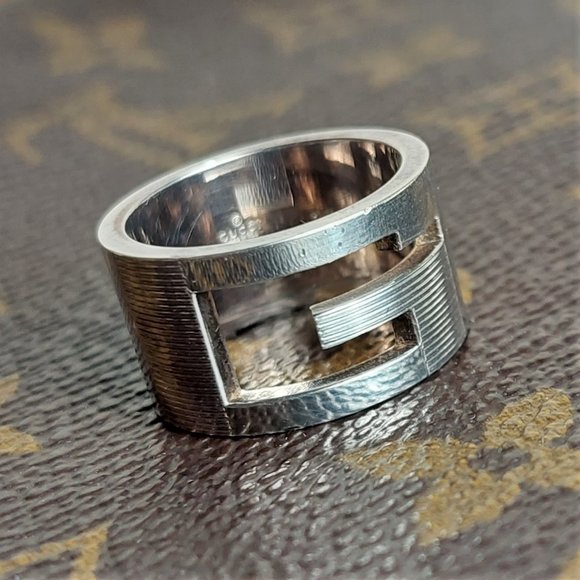 Gucci Jewelry - Gucci Silver 925 Square G Motif Ring sz 7